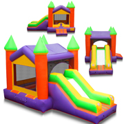 inflatable bouncy slide combo